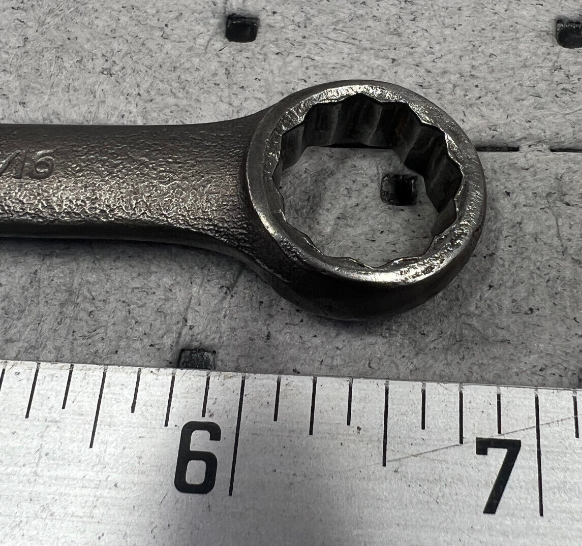 Vintage Williams Superrench 1163 9/16″ 12 Point Combination Wrench SAE Made USA