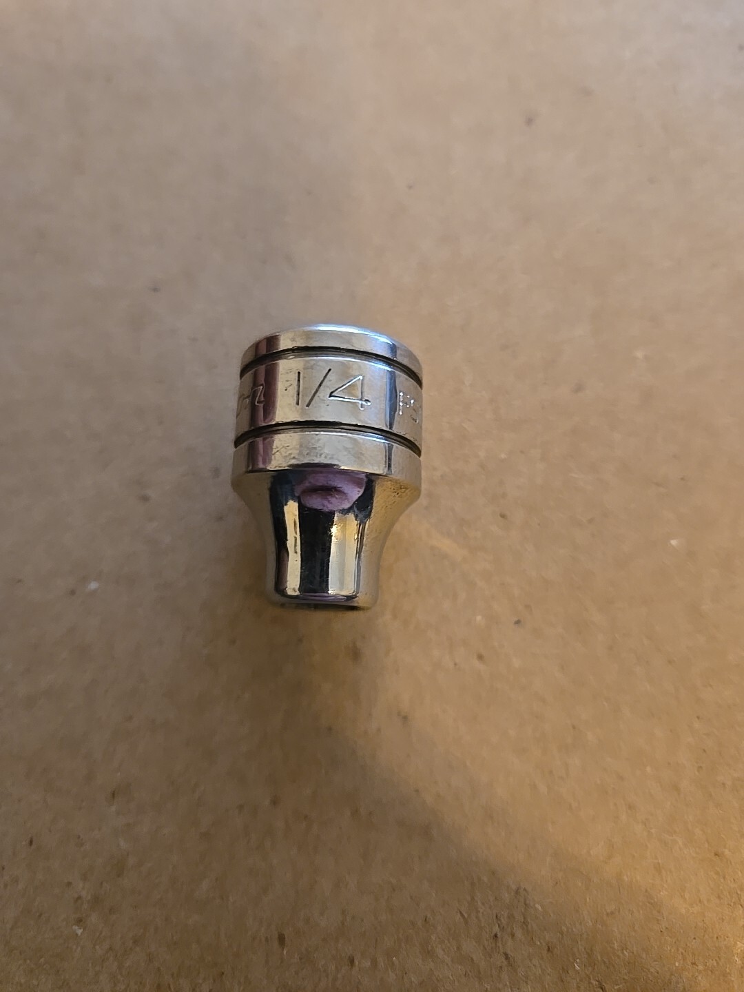 Snap On Tools 3/8″ Drive 1/4″ 6PT Shallow Chrome Socket FS081