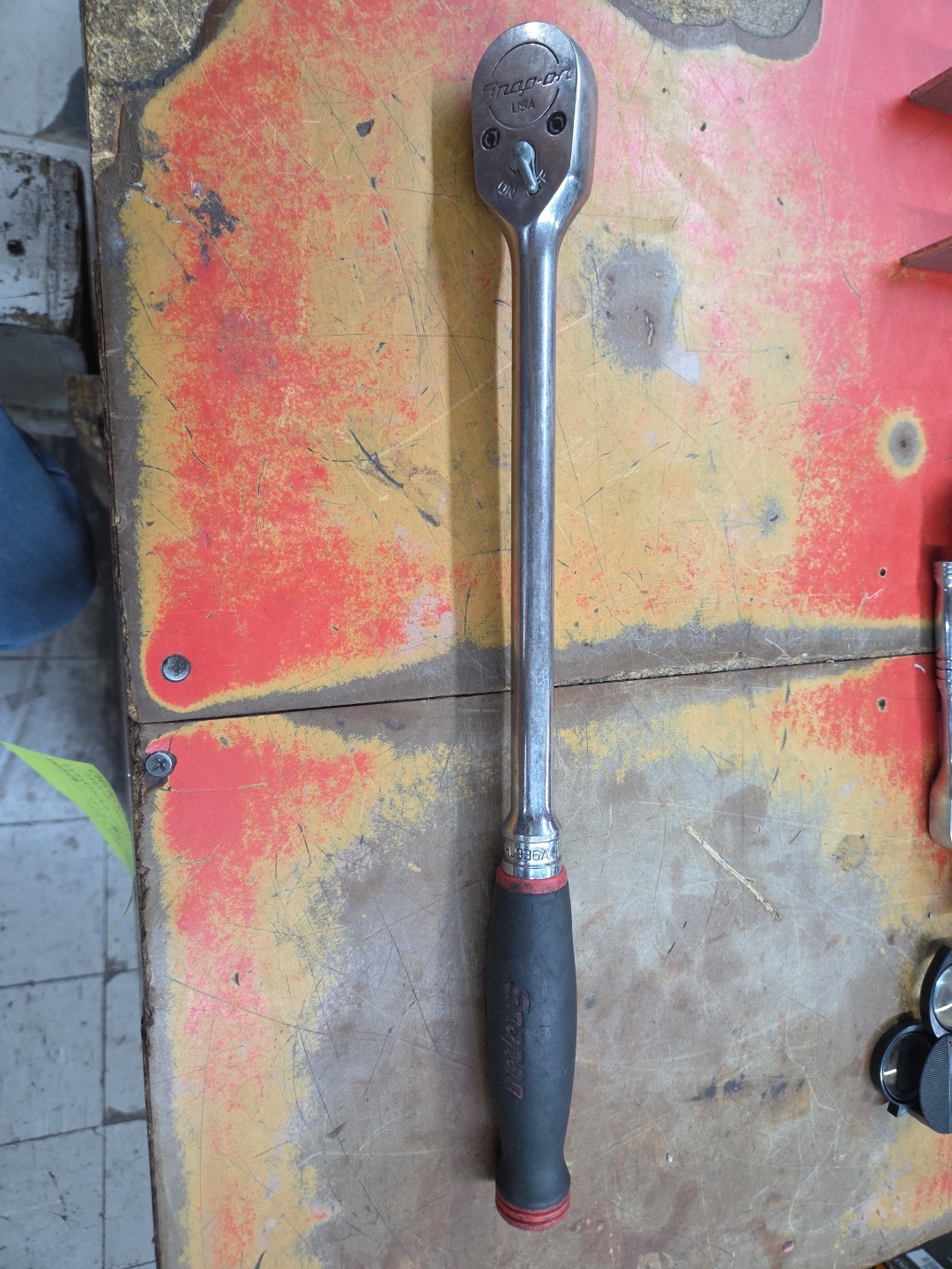 Snap-on SHL936 1/2″ Drive 17″ Long Ratchet Heavy Duty Tool [Used] Free Shipping