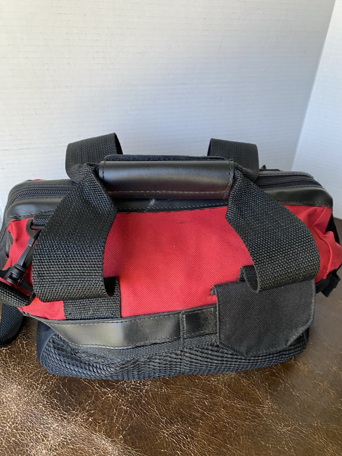Craftsman Heavy Duty 21-Pocket Large Mouth Tool Tote Bag No. 40411 Red