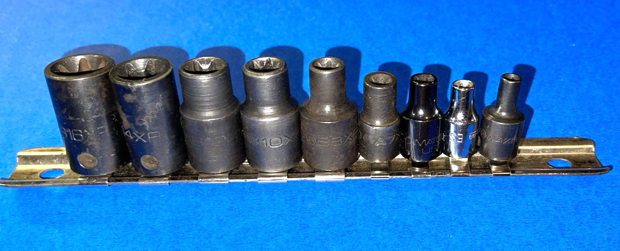 MATCO TOOLS 9 PIECE MULTI DRIVE INSIDE TORX SOCKET DRIVER SET E4-E16
