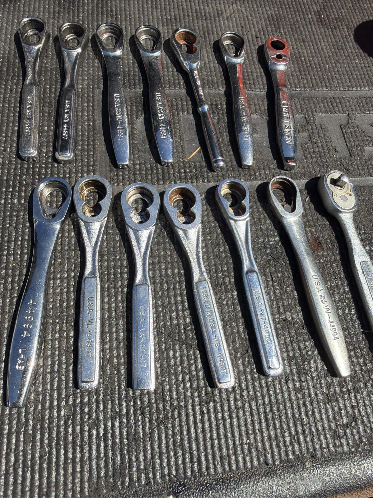 (14) Sears Craftsman 1/4” Drive Ratchet Body Forging ONLY LOT NO GUTS
