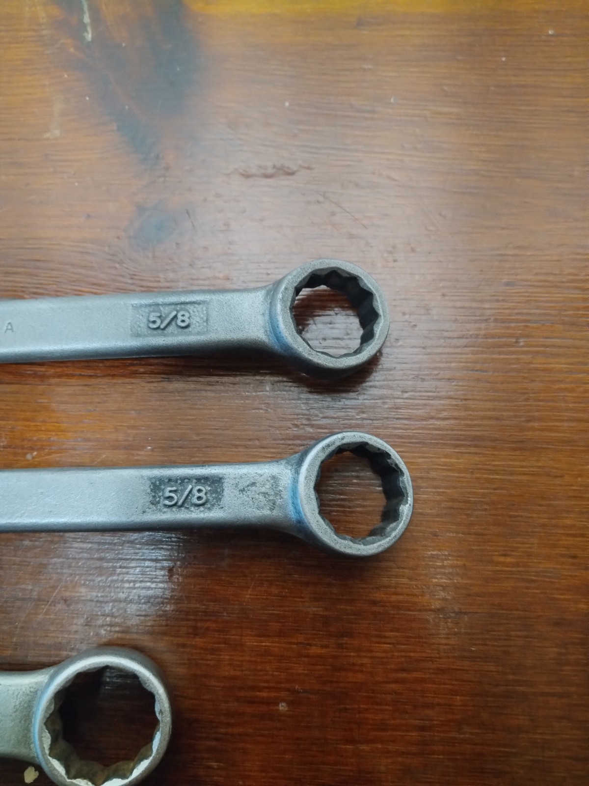 SAE Vintage Proto Los Angeles Open End And Box End Wrench, Mixed Lot of 5 USA