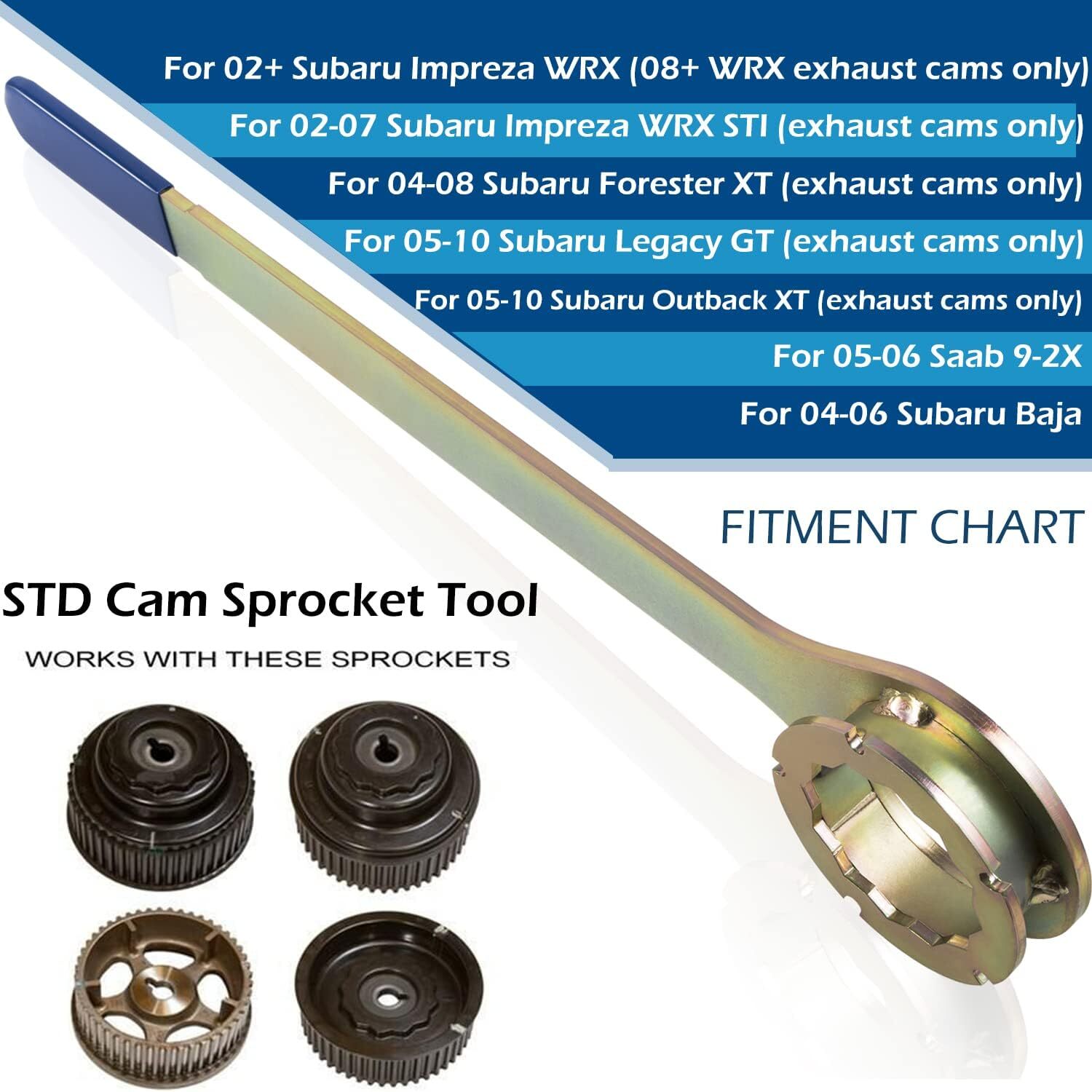 Intake/Exhaust Cam Sprocket Tool Wrench Holder for Subaru AVCS JDM STD 2002+
