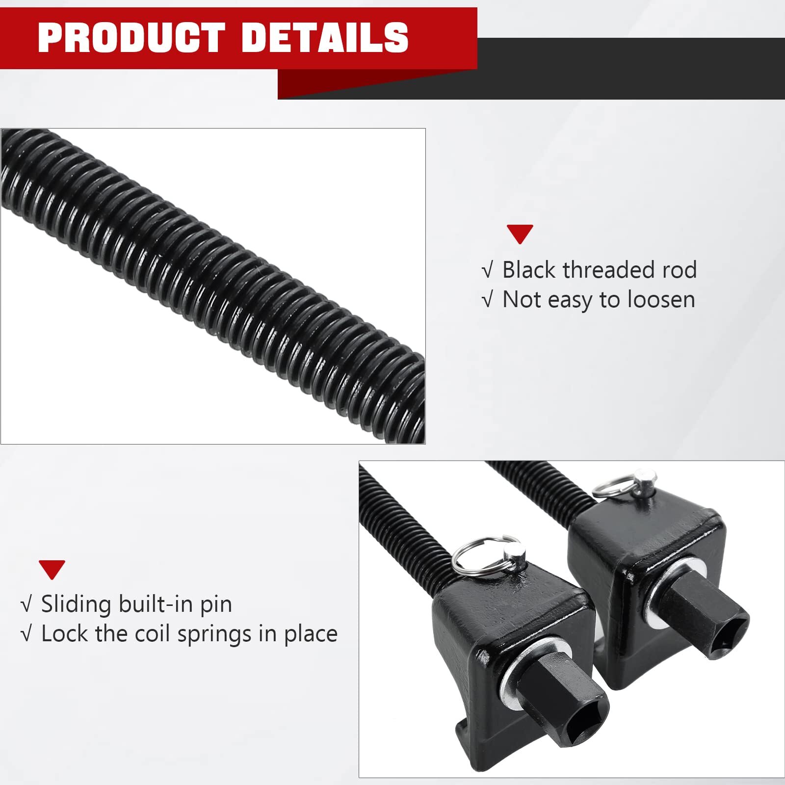 Macpherson Strut Spring Compressor Tool Kit 2PCS Coil Spring Compressor with …