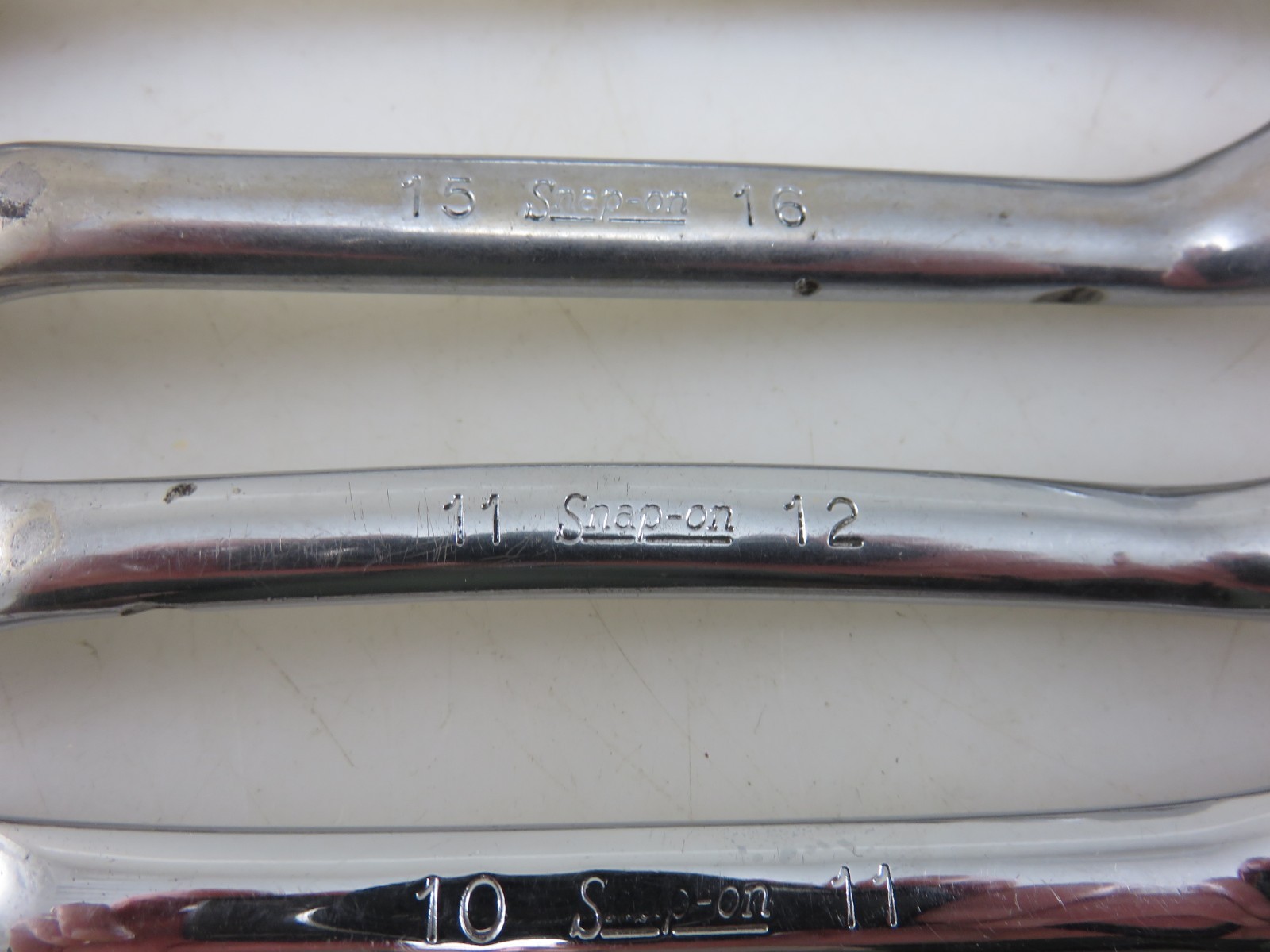 Snap-On XSM METRIC SHORT 10° Offset Box End Wrench 8pc Set 6mm-20mm