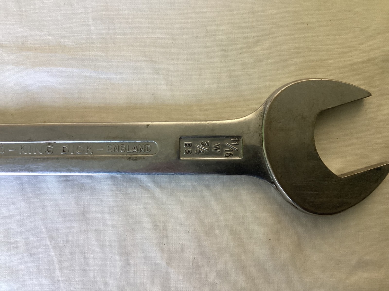 5/8″ x 11/16″ W 11/16″ x 3/4″ BS Open Ended Spanner (King Dick) – 358