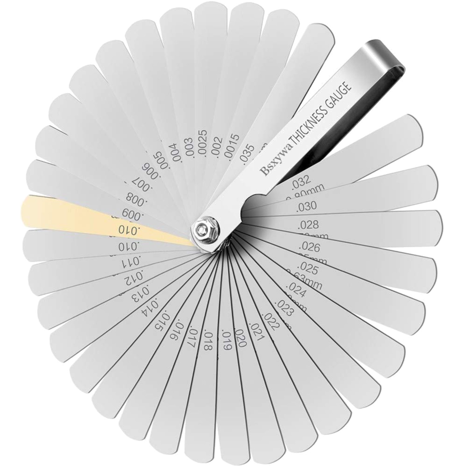 Multi-Size Feeler Gauge for Accurate Measurements in Automotive and Musical Uses