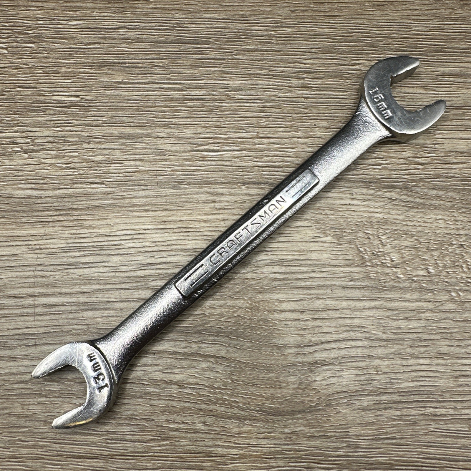 Craftsman 15mm x 13mm Metric Open End Wrench VV 44507