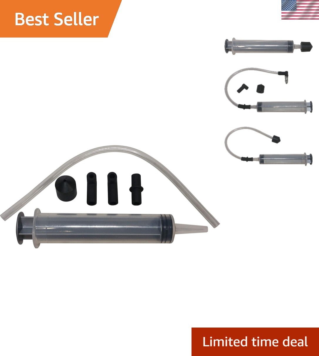 Compact Do All Vacuum Brake Bleeder Kit – Quick Fluid Replacement Tool