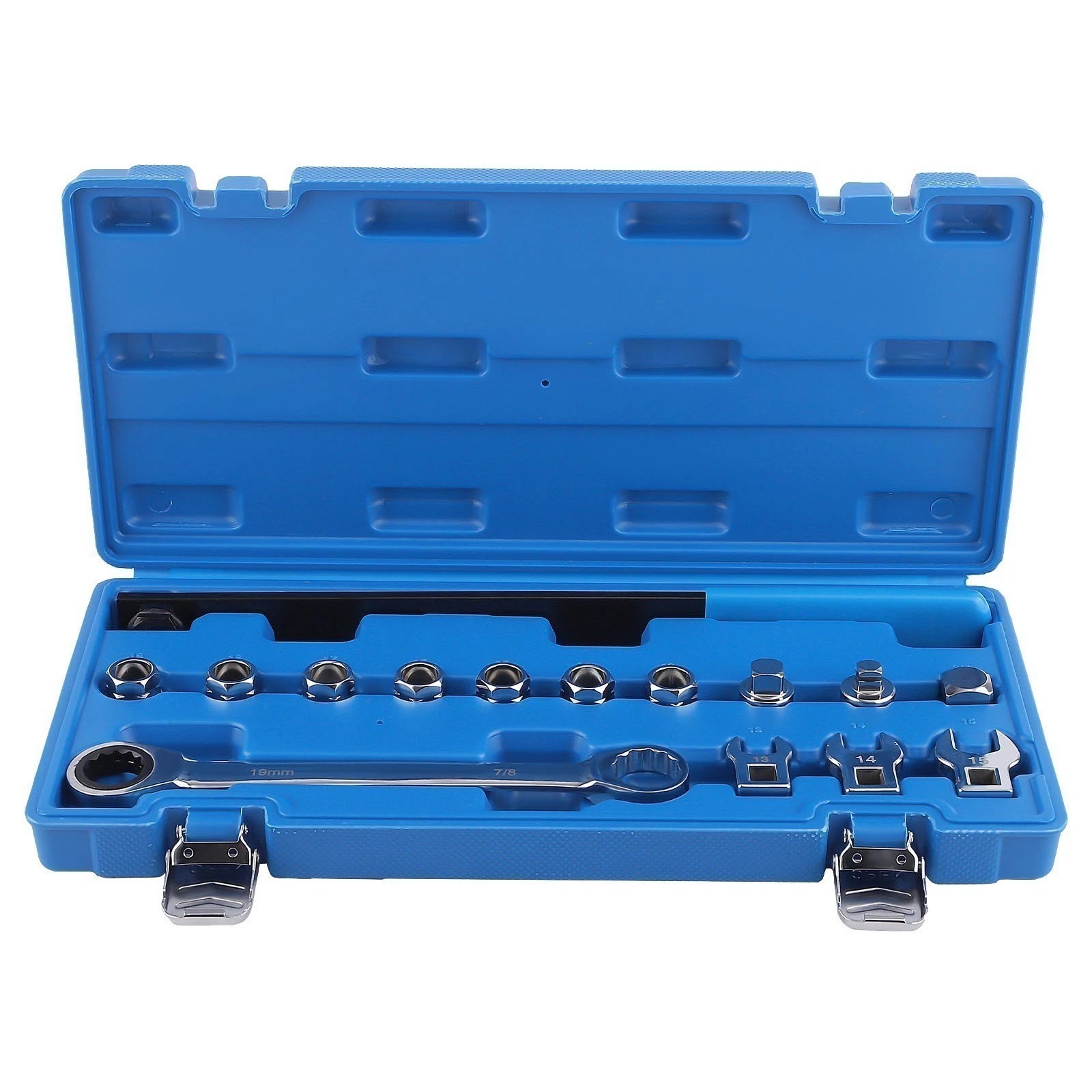 15PCS Serpentine Belt Tool Set, Professional Ratcheting Serpentine Belt Tensione