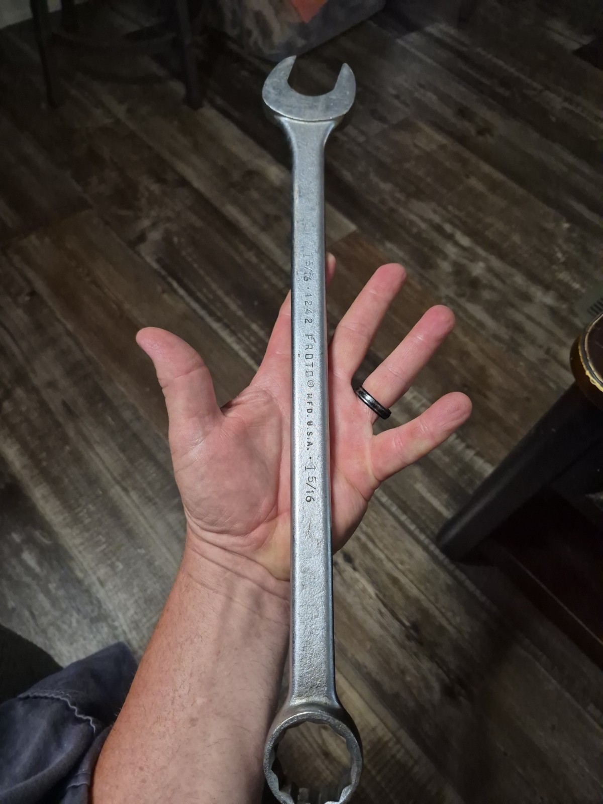 Proto 1242 Professional 1-5/16″ SAE 12 Point Standard Handle Combination Wrench