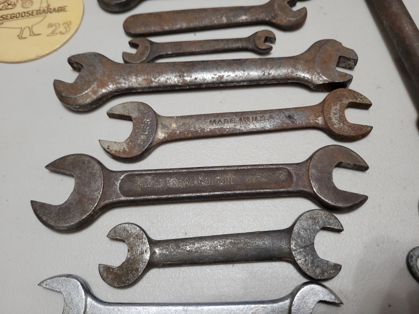 Vintage 34x Wrench Lot Billings Williams Hazet Auto-Kit Easco Lectrolite Buffalo
