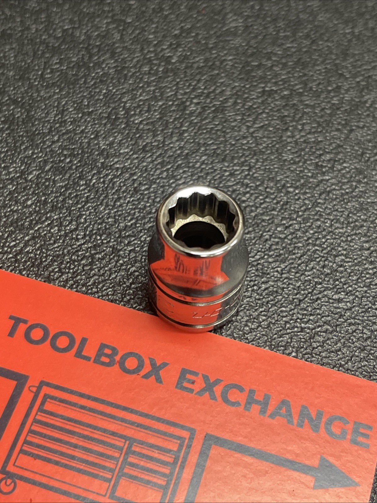 Snap-On Tools USA NEW 3/8″ Drive 3/8″ SAE 12 Point Shallow Chrome Socket F121