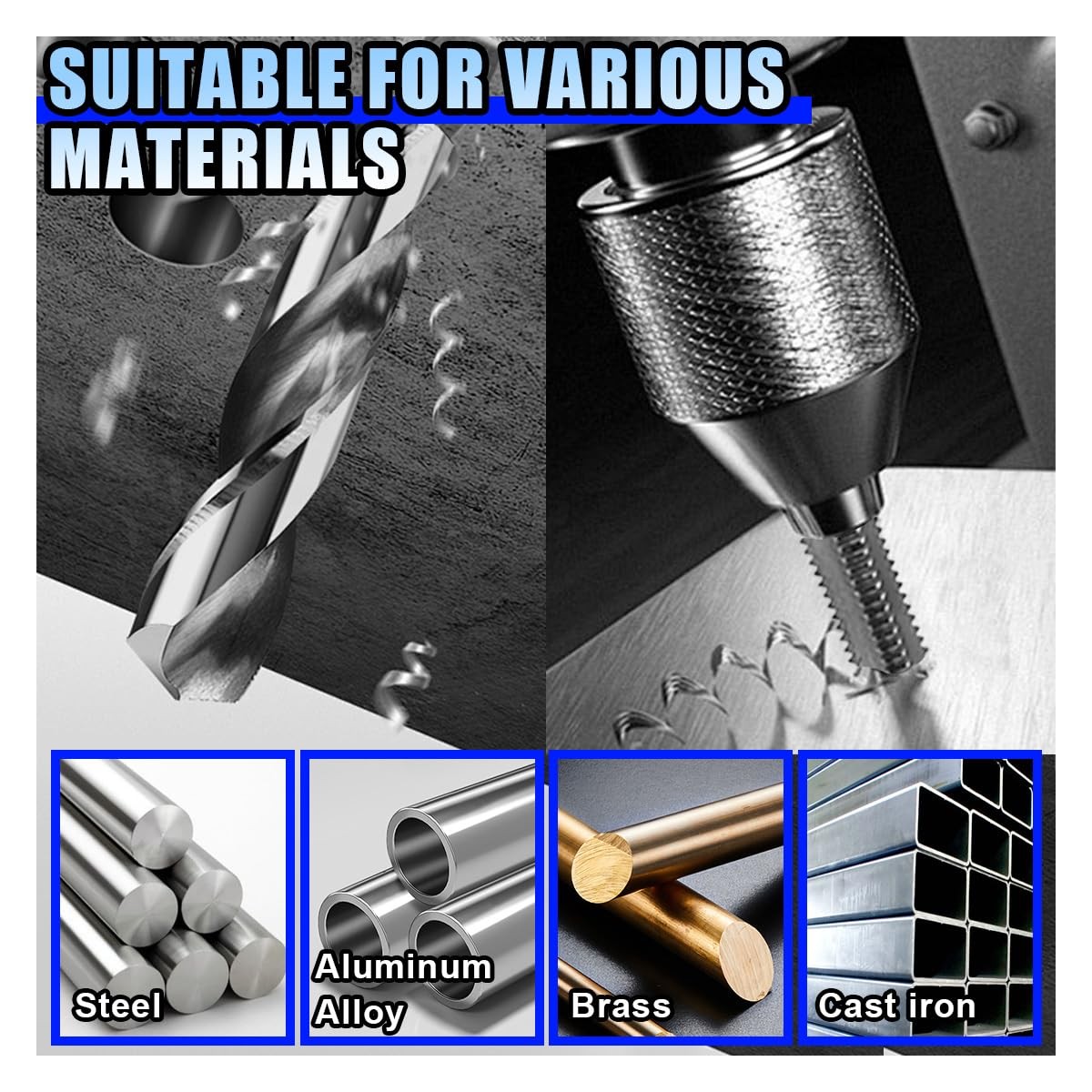 30PCS M6 x 1.0mm Thread Repair Insert Kit, Metric Helicoil Kit Compatible Hand