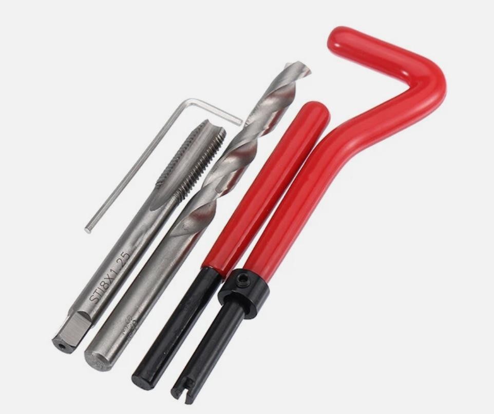 Heavy-Duty M10x1.25 Heli-Coil Kit | Stainless Steel Thread Repair Insert Tool