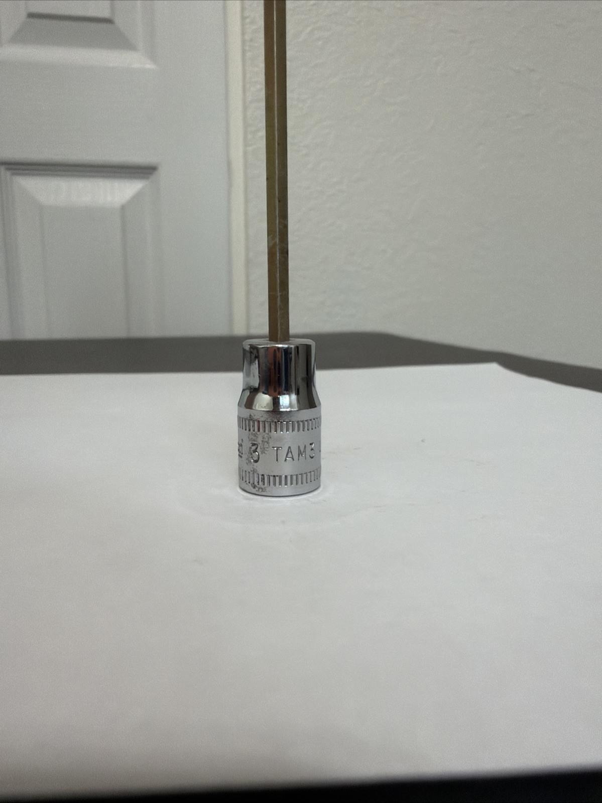 Snap-on TAM3 1/4” Dr 3mm Extra Long Hex Bit Socket Chrome USA