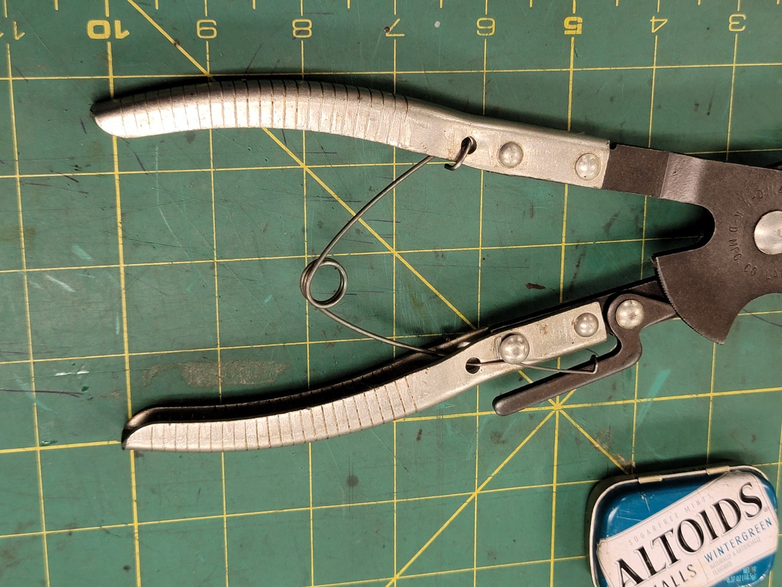 Vintage K-D Mfg KD Tools Model 1114 Piston Ring Compressor Pliers Made in USA