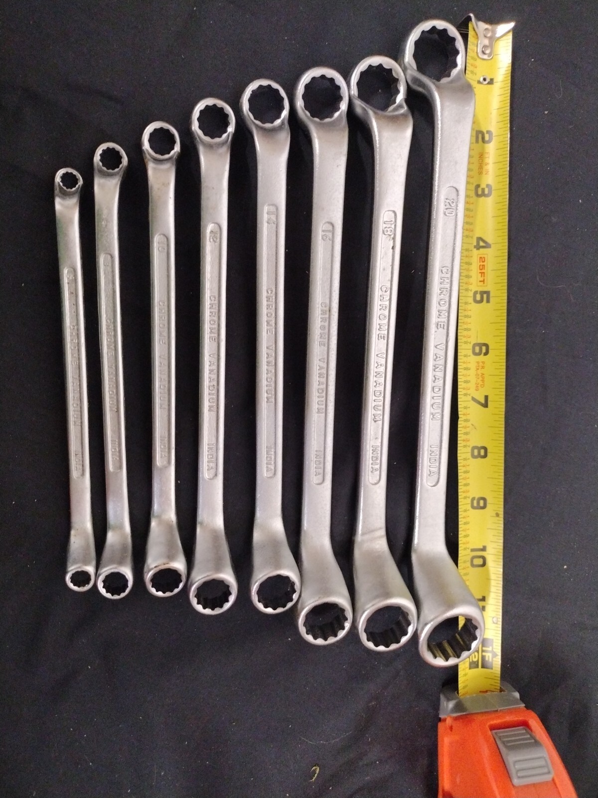 Chrome Vanadium Offset Double Box End Socket Wrenches 75 Degree Made In India