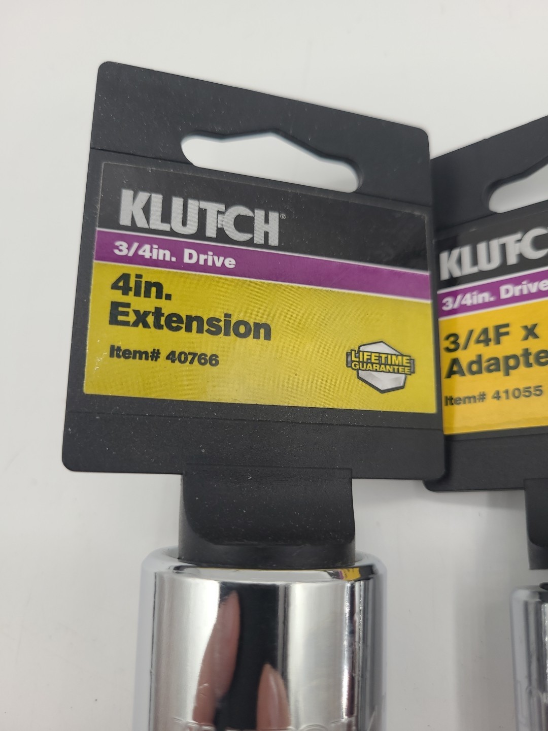 Klutch 3/4″ Drive 4″ Extension With 3/4″-1/2″ Adapter New Free Shipping