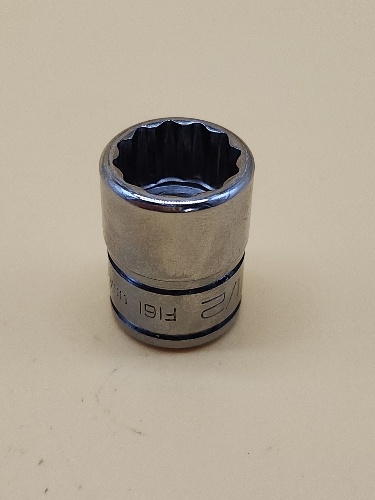 Snap On Tools F-161 3/8 inch drive 1/2 12 point socket USA