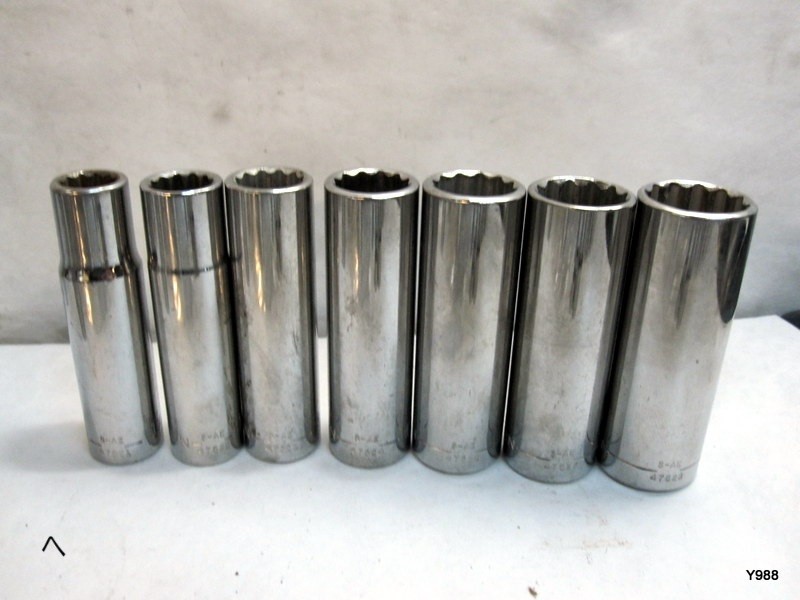 CRAFTSMAN set of 7 sockets mix lot see description
