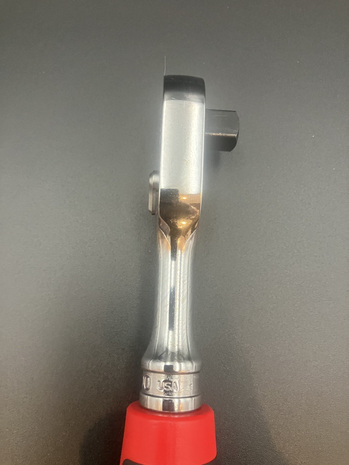 Snap-on FH100 3/8″ Drive 100 Tooth Red Soft Grip Handle Ratchet Tool MSS ZIK New