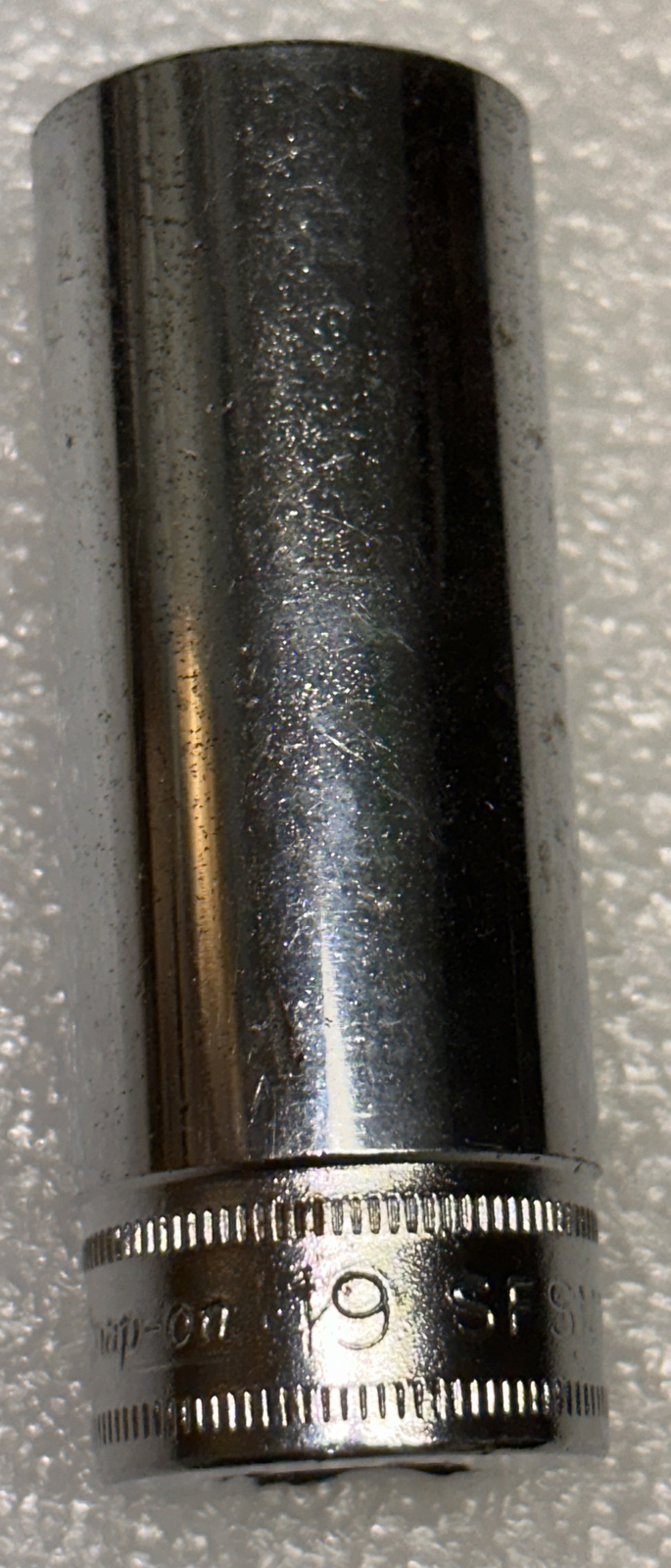 Snap On SFSM19 3/8 Drive Metric 19 mm 6 Point Deep Socket