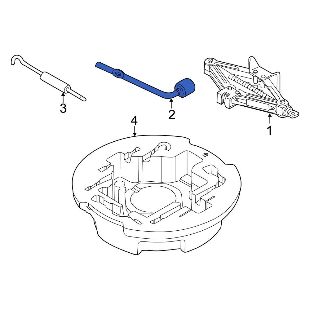 Kia 091313B010 Wheel Lug Wrench