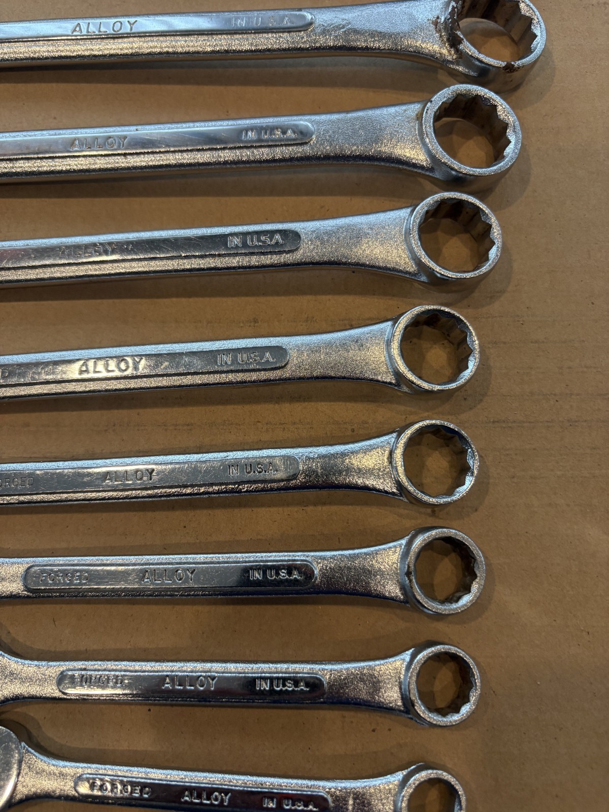 SK-Wayne 12 Piece Combination Wrench Set Vintage 1960s – SAE 1/4″ thru 15/16