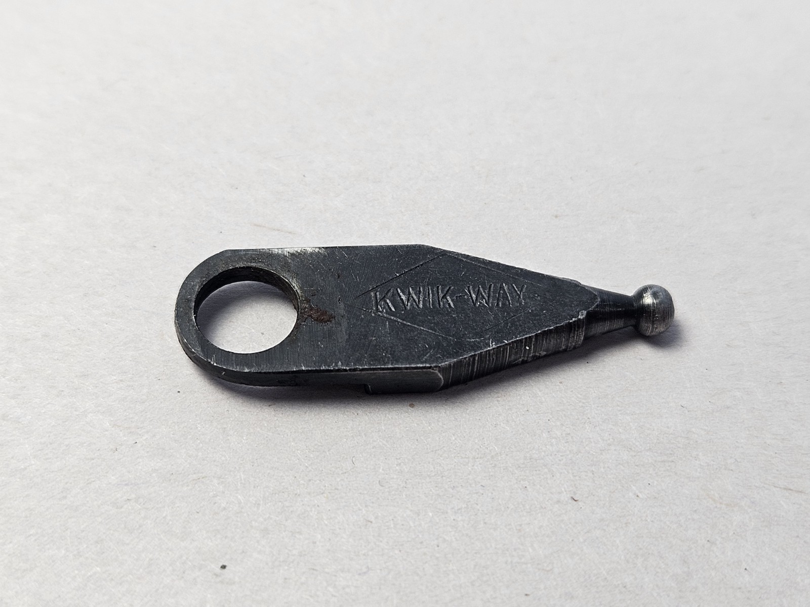 Vintage Kwik-Way Starrett Valve Seat Run Out Gauge Dial Indicator 13/32″ Pilot
