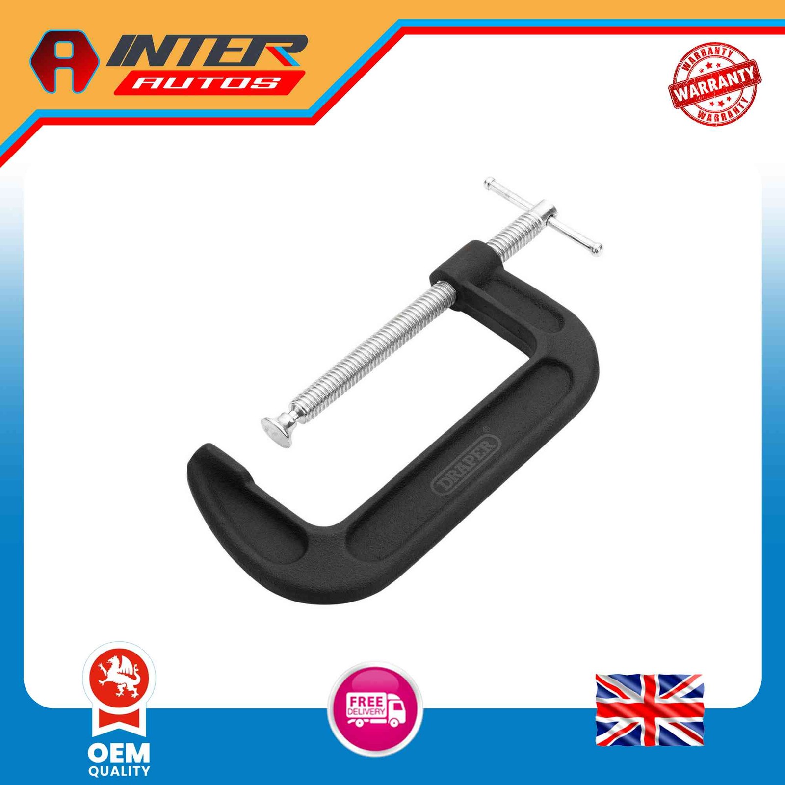 Draper Heavy Duty G-Clamp, 150mm 18969