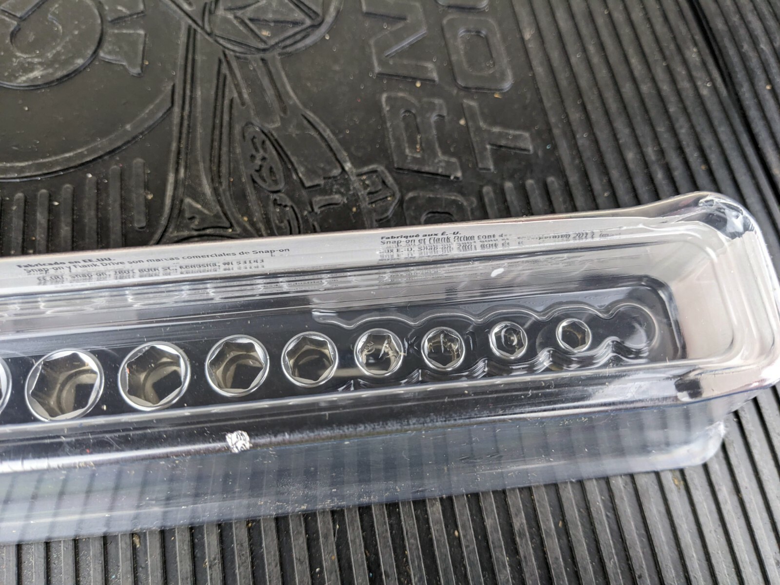 #an620 NEW Snap-on 112TMMY USA 12pc 1/4″ Drive METRIC 6 Point Shallow Socket Set