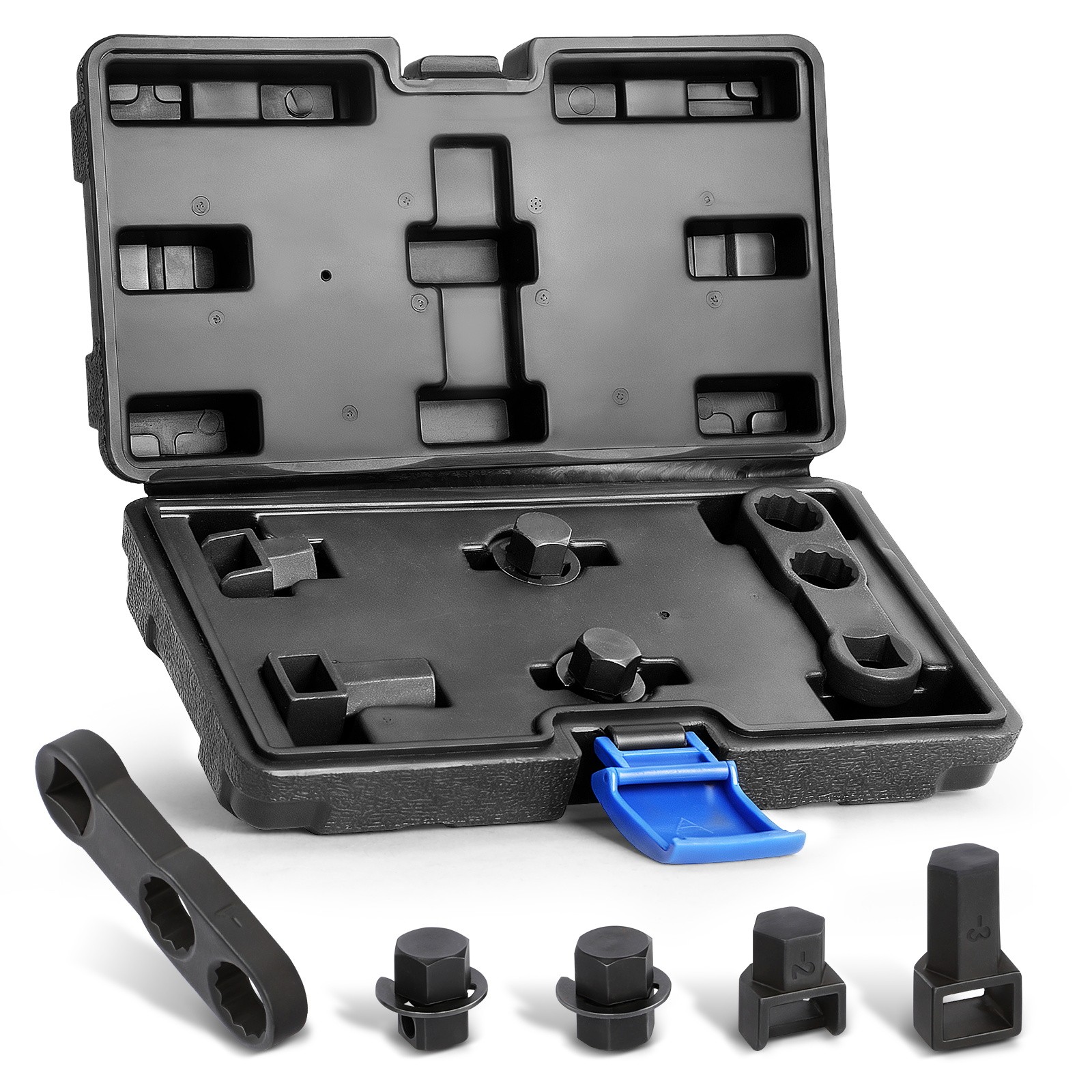 Auxiliary Belt Tensioning Tool Set W/ 12.5 MM Extension Bar Fit for Ford, Mazda