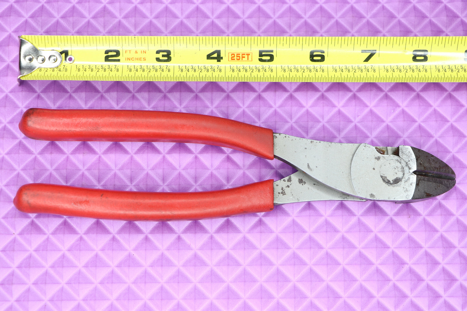 Snap-On Power Edge High-Leverage Diagonal Cutter Red Soft Grip Handle 388CF