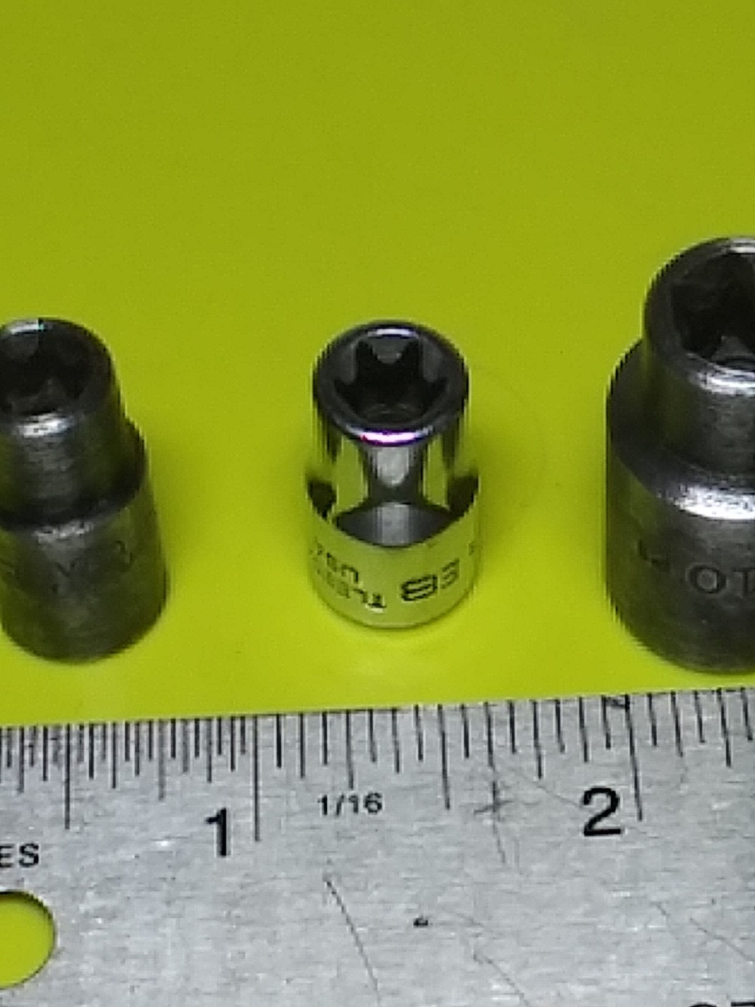 Mac/snap-on tools Inverted/reverse torx 3pc Mixed lot used