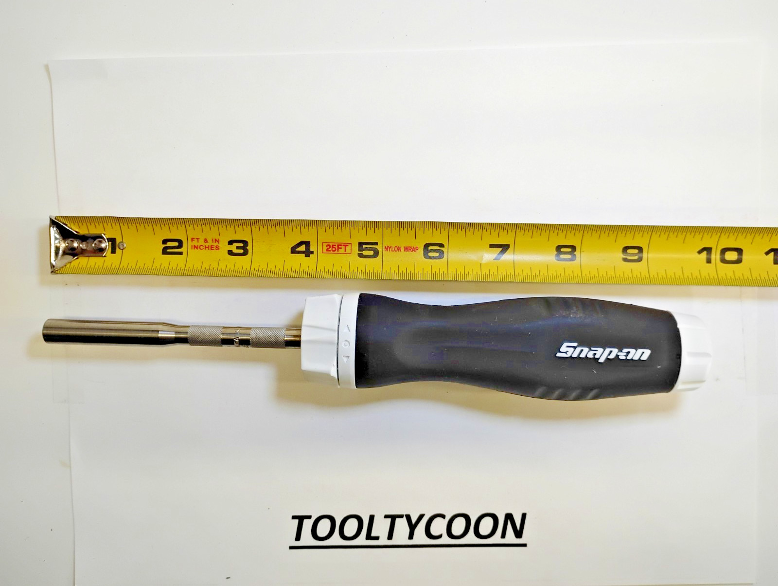 Snap-On Tools NEW 2026 LIMITED BLACK & WHITE Ratcheting Screwdriver SGDMRC44BW