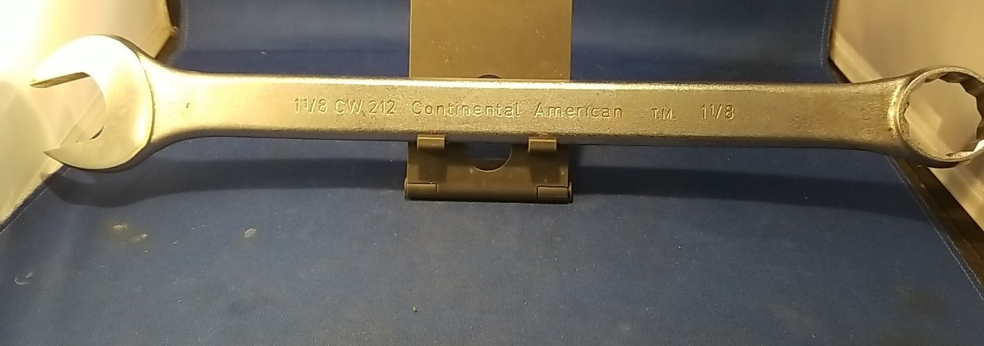 VTG PEERLESS Continental American, 1 1/8″ 12pt Combination Wrench -CW-212