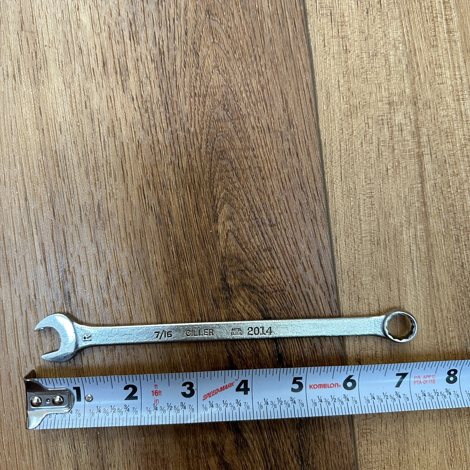 Vintage Giller 7/16″ Combination Wrench 12pt Made in USA 7″ Long 2014
