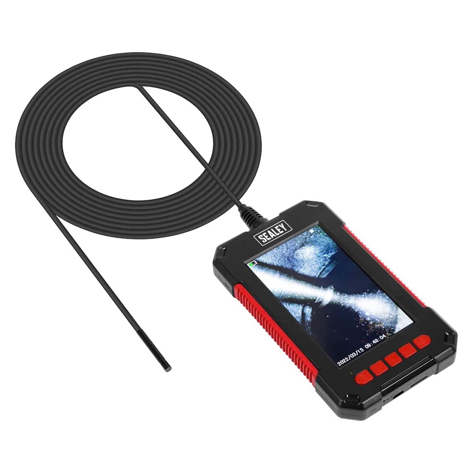 Sealey Tablet Video Borescope/Fiberscope Inspection Probe Camera, VS8114
