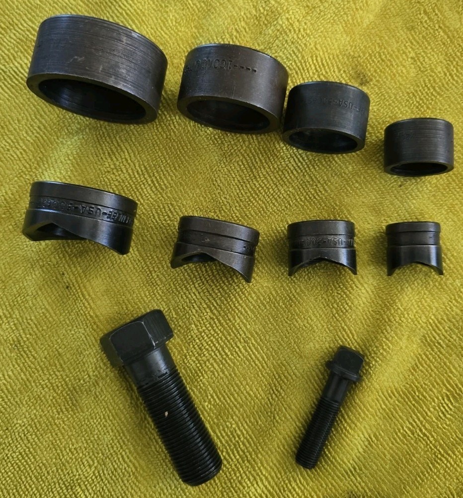 VTG Greenlee Ball Bearing Knock Out Punch Set 735 w/Leather Case – Complete Box