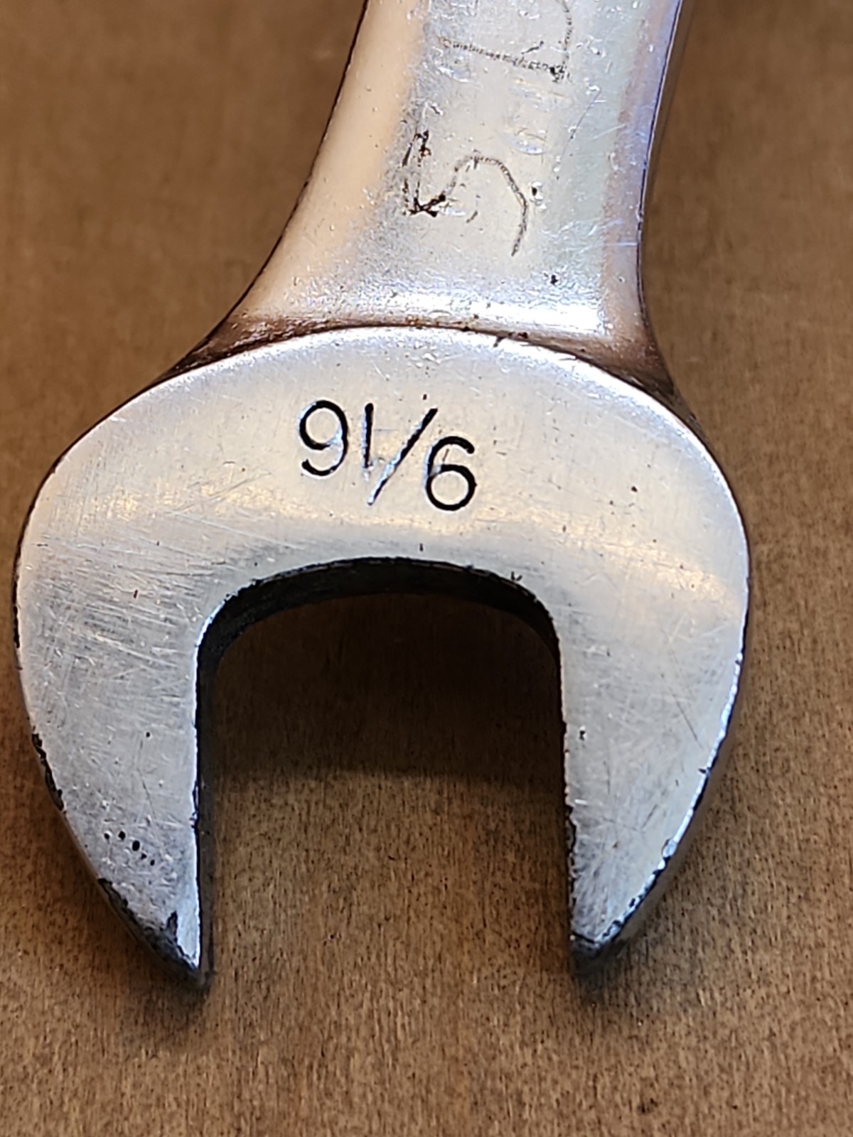 Snap On SAE 12 Pt Combination Short Wrench 9/16″ OEX-180 Vintage 1949 Date Code
