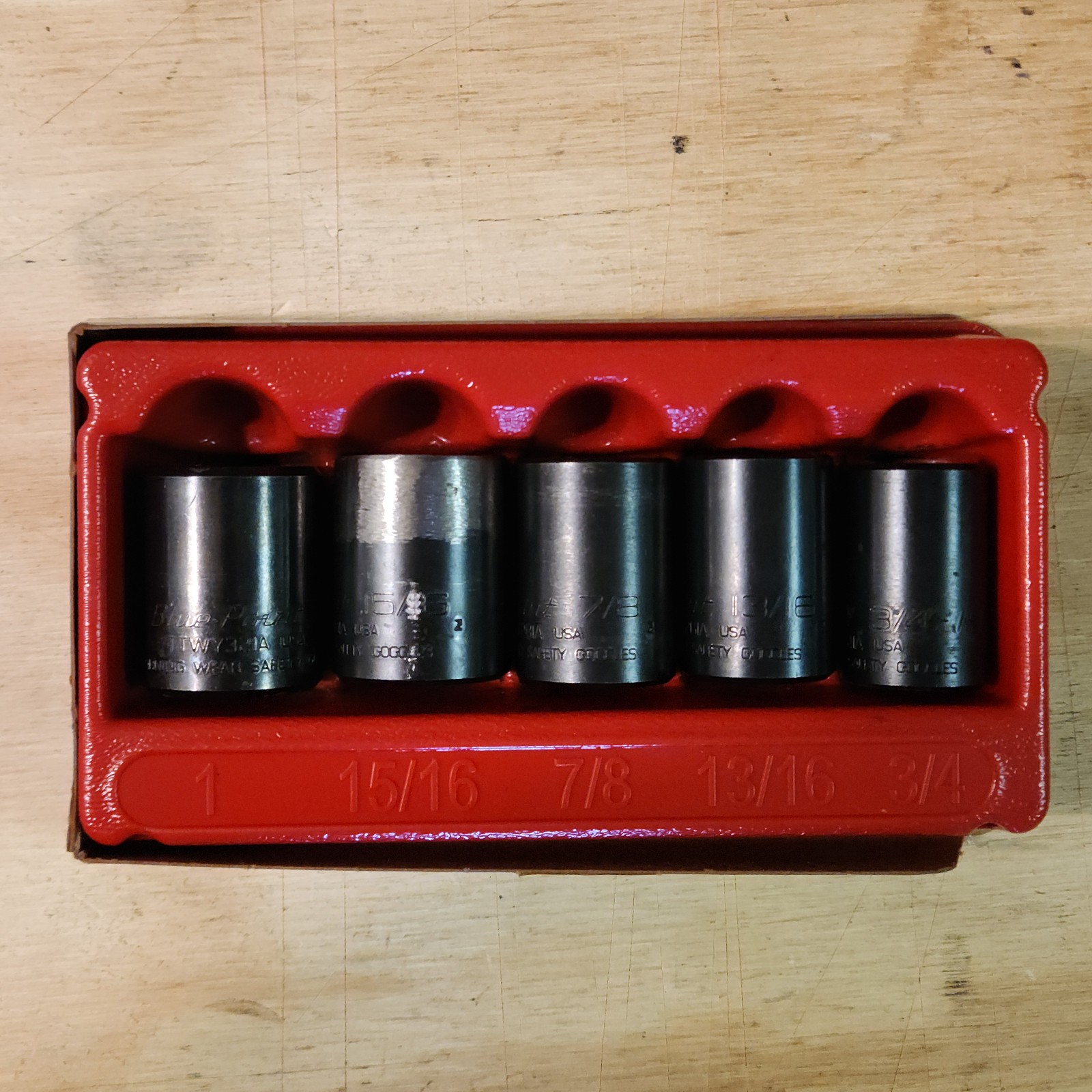 Blue Point 5-Piece Shallow Impact Twist Socket Set 305TTWYA