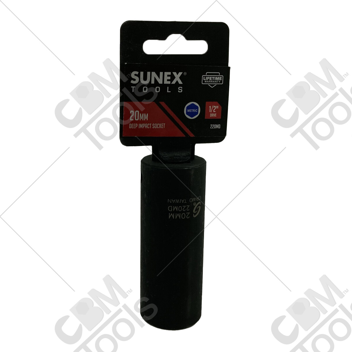 Sunex 220MD 1/2″ Drive 6 Point 20mm Deep Impact Socket