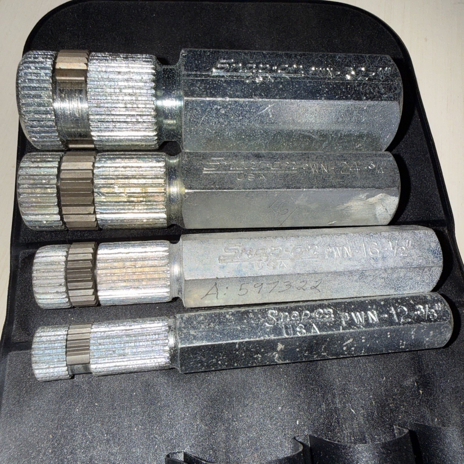 Snap On PWN Internal Pipe Wrench Set 3/8″, 1/2″, 3/4″, 1″