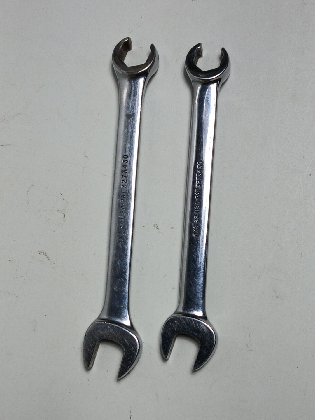 Snap On 8pc RXS10-RXS24 5/16″-3/4″ SAE Open-End Flare Nut Combination Wrench Set