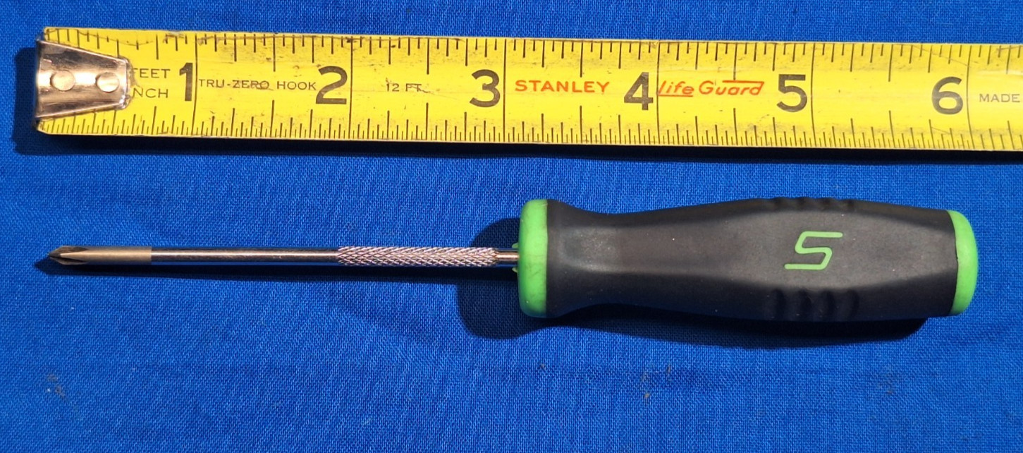 Snap-on SGDP31IRBG #1 phillips cushion grip screwdriver