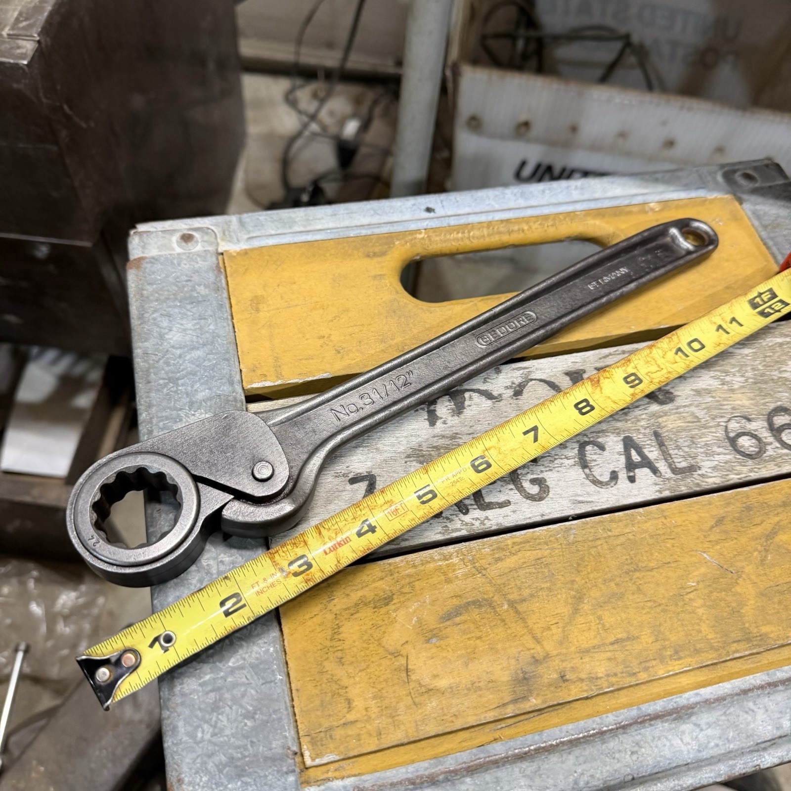 Gedore No. 31/12″ Vanadium Germany 24mm 12-point Gearless Wrench