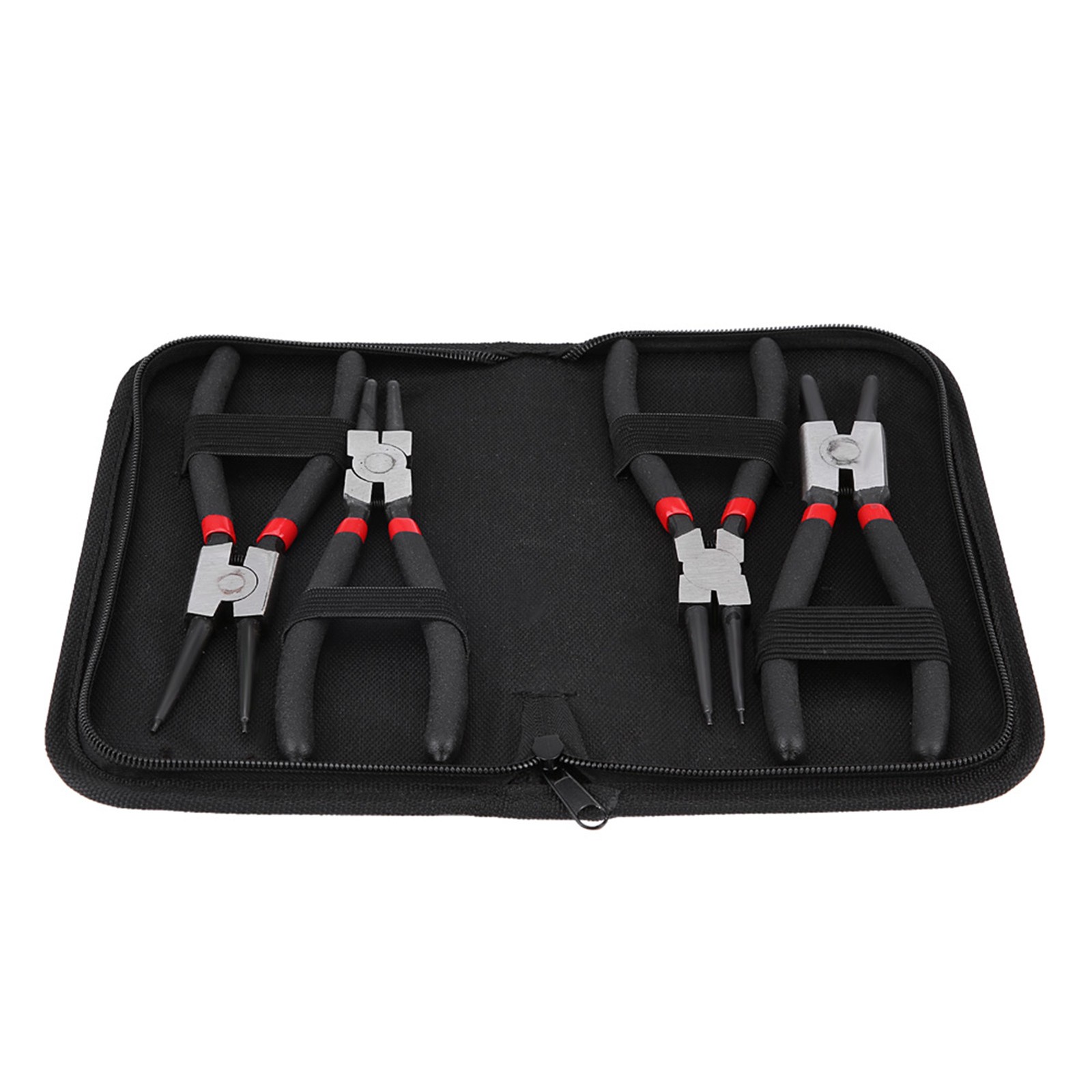 4Pcs 7inch Circlip Plier Set Heavy Duty Snap Ring Pliers Tool For Vehicle Machin
