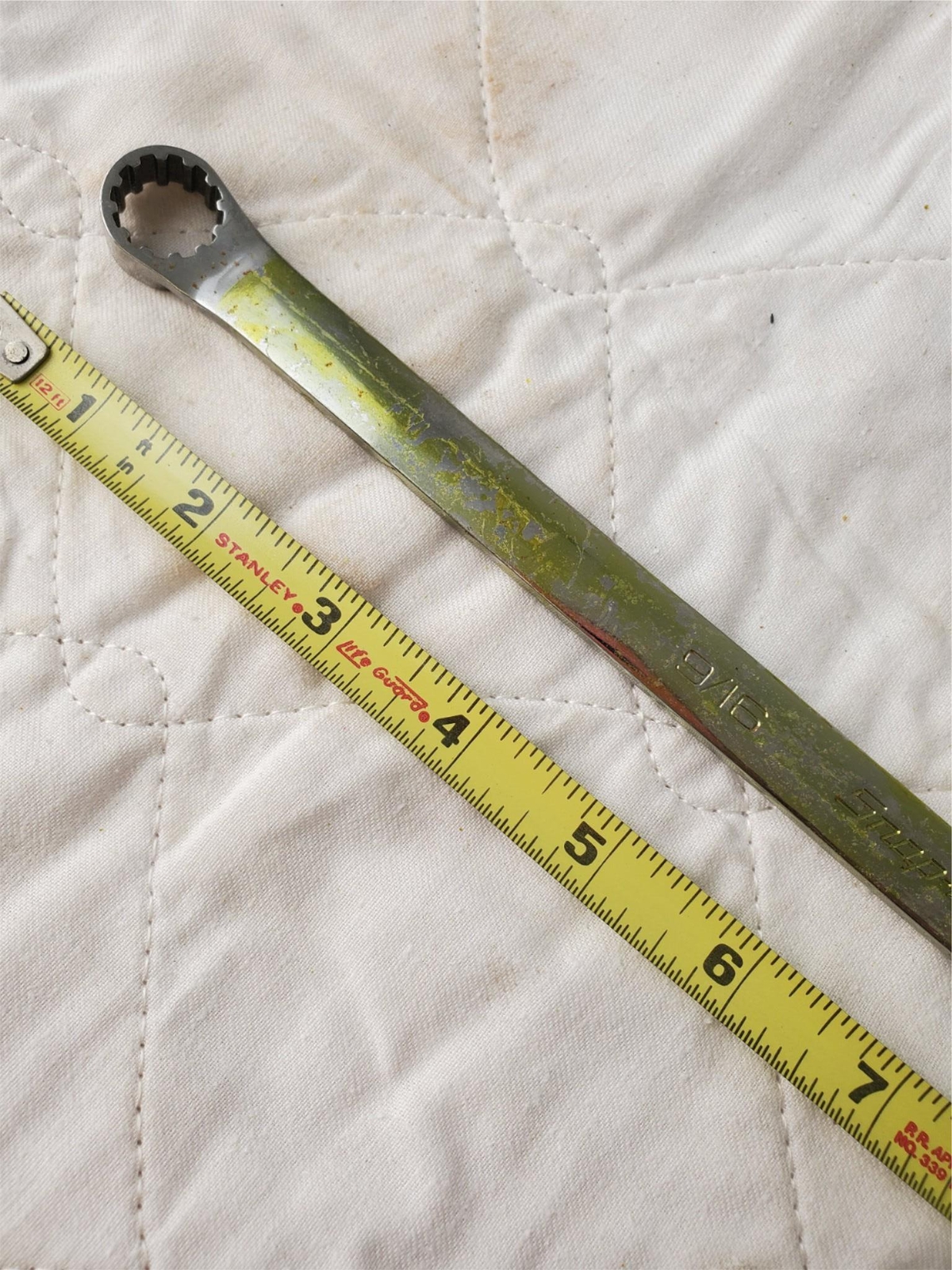 Snap-On 9/16 – 5/8 XDES1820A Double-Ended Ring Wrench Tool LOT 296